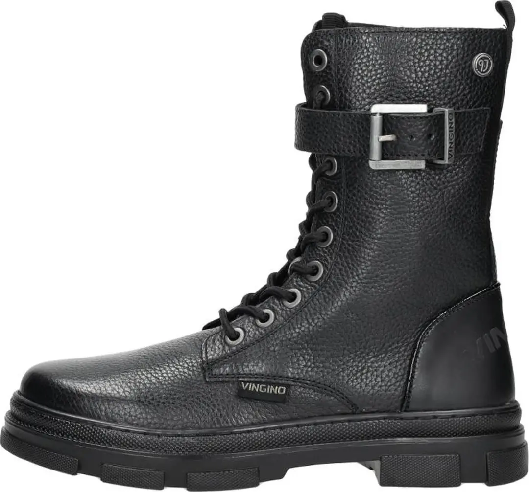 Vingino Jennifer Hi Veterboots - Zwart - Maat 35 - afbeelding 3 van 6