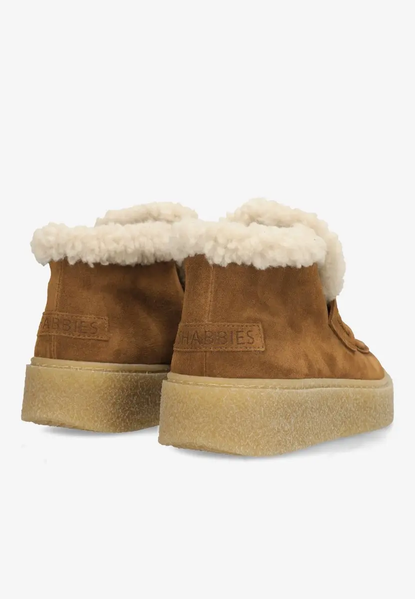 Shabbies Amsterdam Senna Anna Ankle Boot - Suede Warm Brown 41 - afbeelding 3 van 6