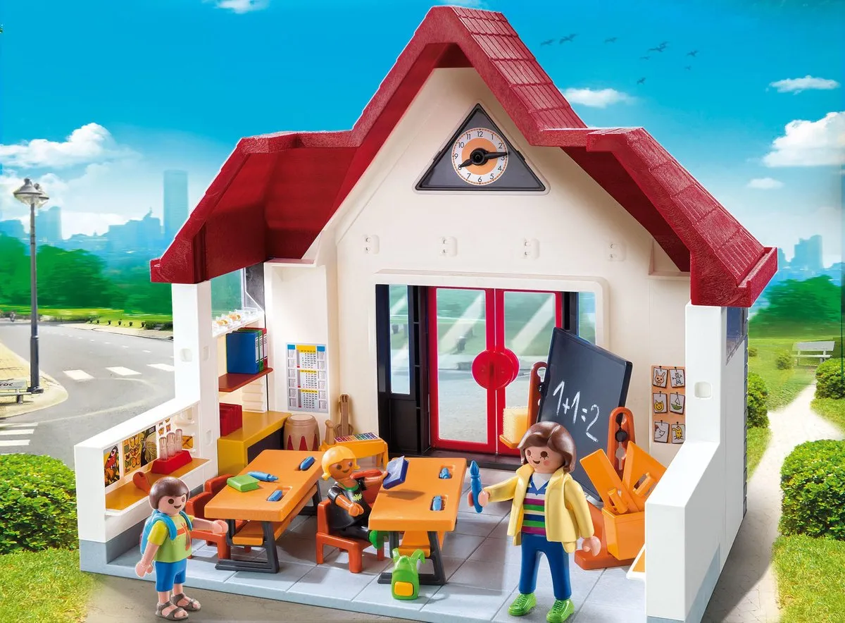Playmobil Meeneemschool 6865 - Multicolor - afbeelding 6 van 6
