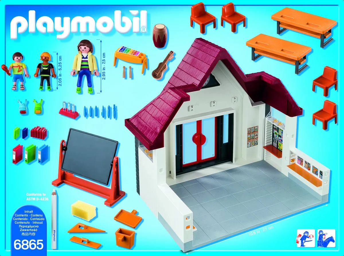 Playmobil Meeneemschool 6865 - Multicolor