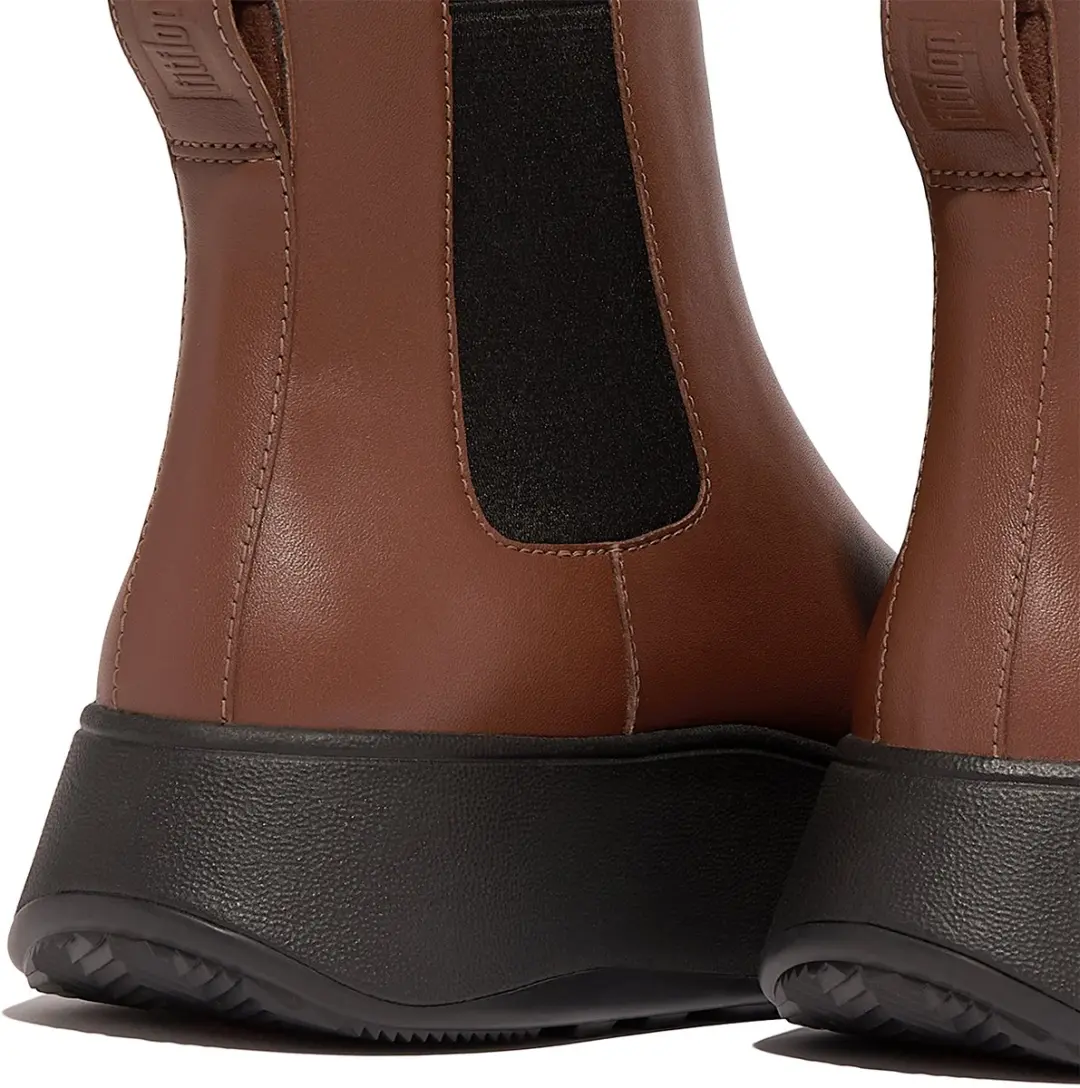 FitFlop FitFlop F-Mode Leather Flatform Chelsea Boots BRUIN