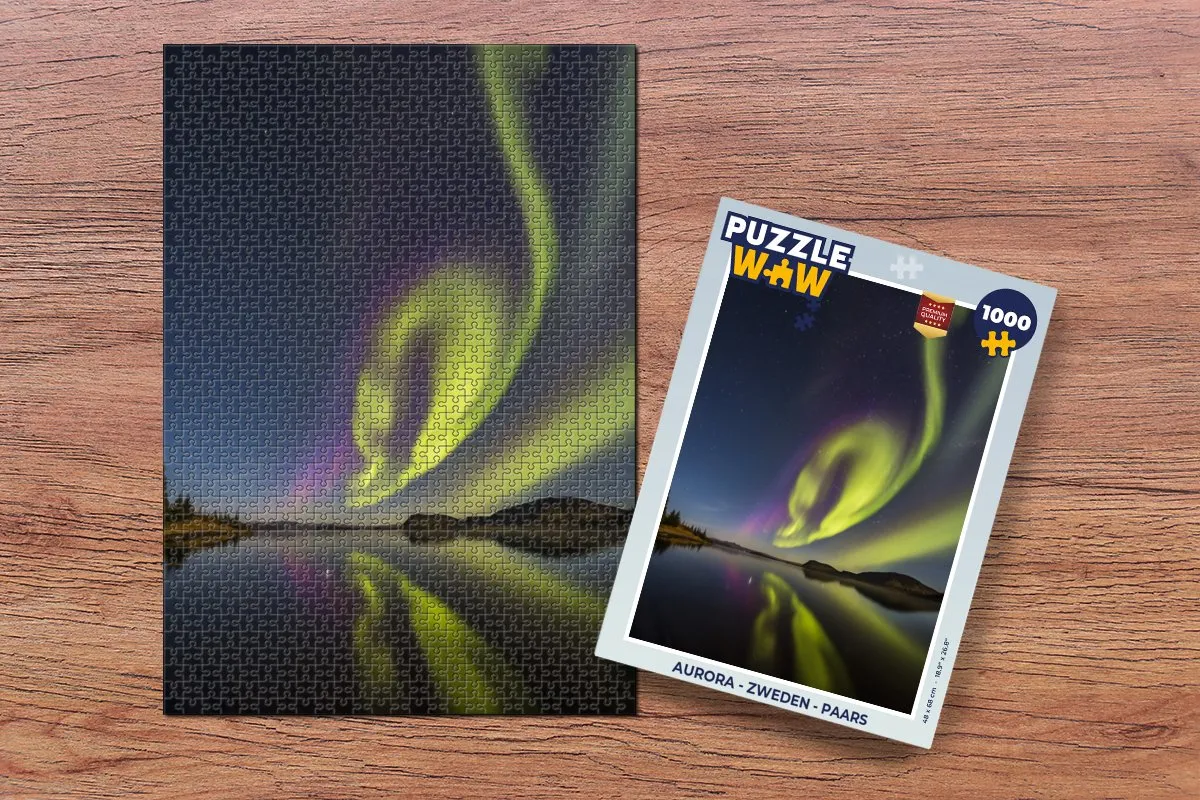 PuzzleWow Noorderlicht Legpuzzel 1000 Stuks - Multicolor