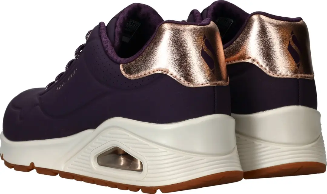 Skechers Uno Shimmer Away Sneakers 108221 - Paars - afbeelding 5 van 6