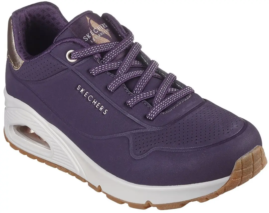 Skechers Uno Shimmer Away Sneakers 108221 - Paars - afbeelding 6 van 6