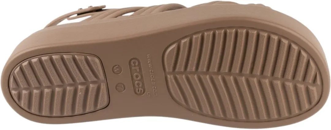 Crocs Brooklyn Knot Low Wedge Sandalen 212864-2Q9 - Bruin - afbeelding 4 van 5