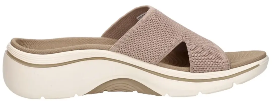 Skechers Go Walk Arch Fit 2.0 Slippers - Beige - 42 - afbeelding 2 van 6