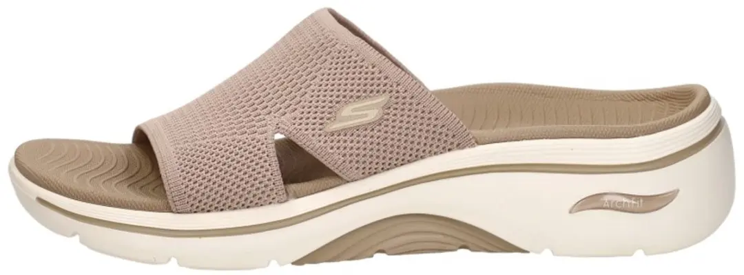 Skechers Go Walk Arch Fit 2.0 Slippers - Beige - 42 - afbeelding 3 van 6