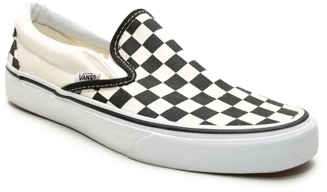 Vans Checkerboard Classic Slip-On - Zwart/Off White - afbeelding 3 van 6