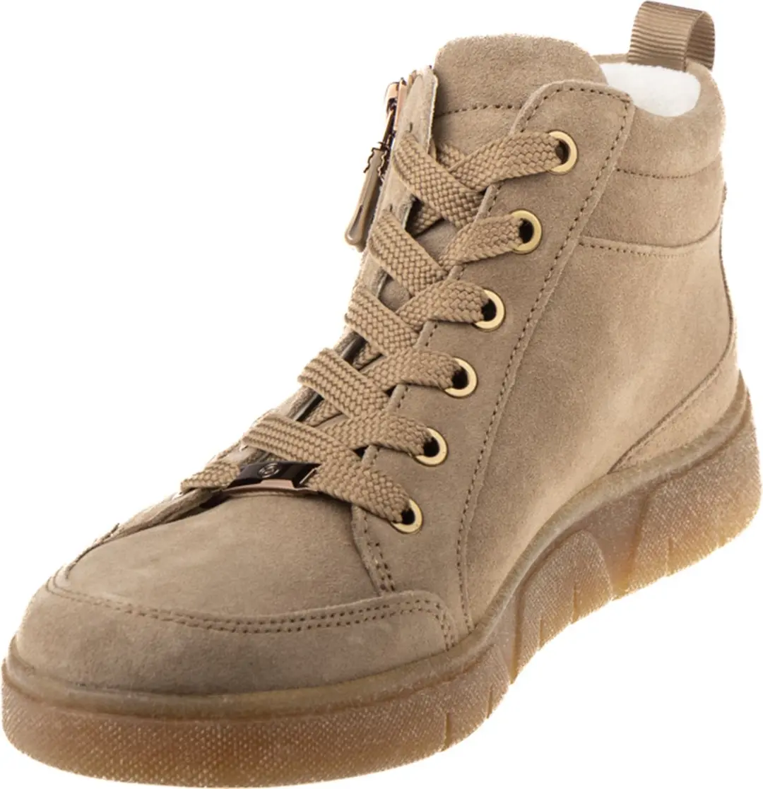 Ara Rome Dames Hoge Sneaker - Beige - Maat 38,5 - afbeelding 2 van 6