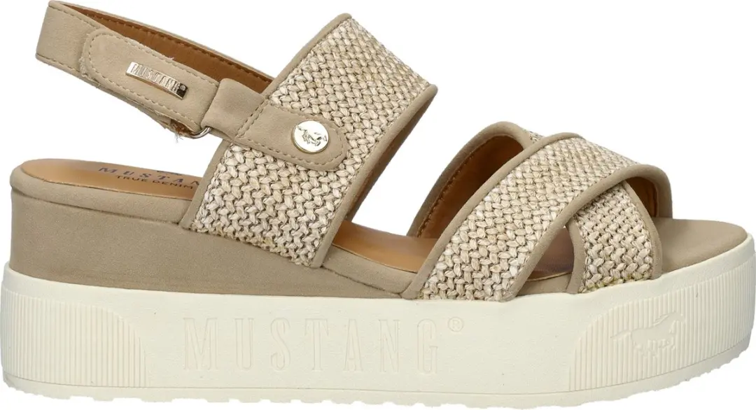 Mustang Sandalen Plat Sandalen Plat