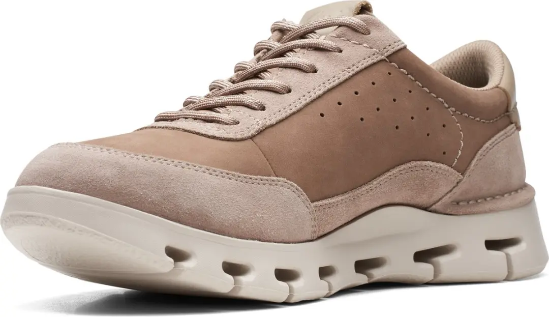 Clarks Nature X One Sneaker 44 - Taupe - afbeelding 4 van 6