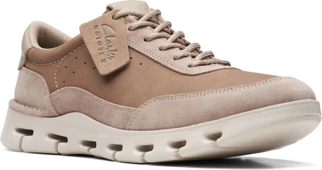 Clarks Nature X One Sneaker 44 - Taupe - afbeelding 6 van 6
