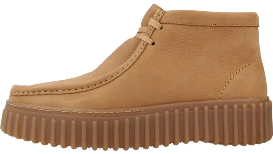 Clarks Torhill Moss Veterschoenen - Cognac - afbeelding 3 van 6