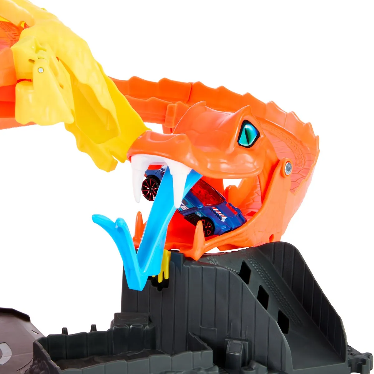 Hot Wheels City Cobra Pizza Aanval Racebaan - Multicolor