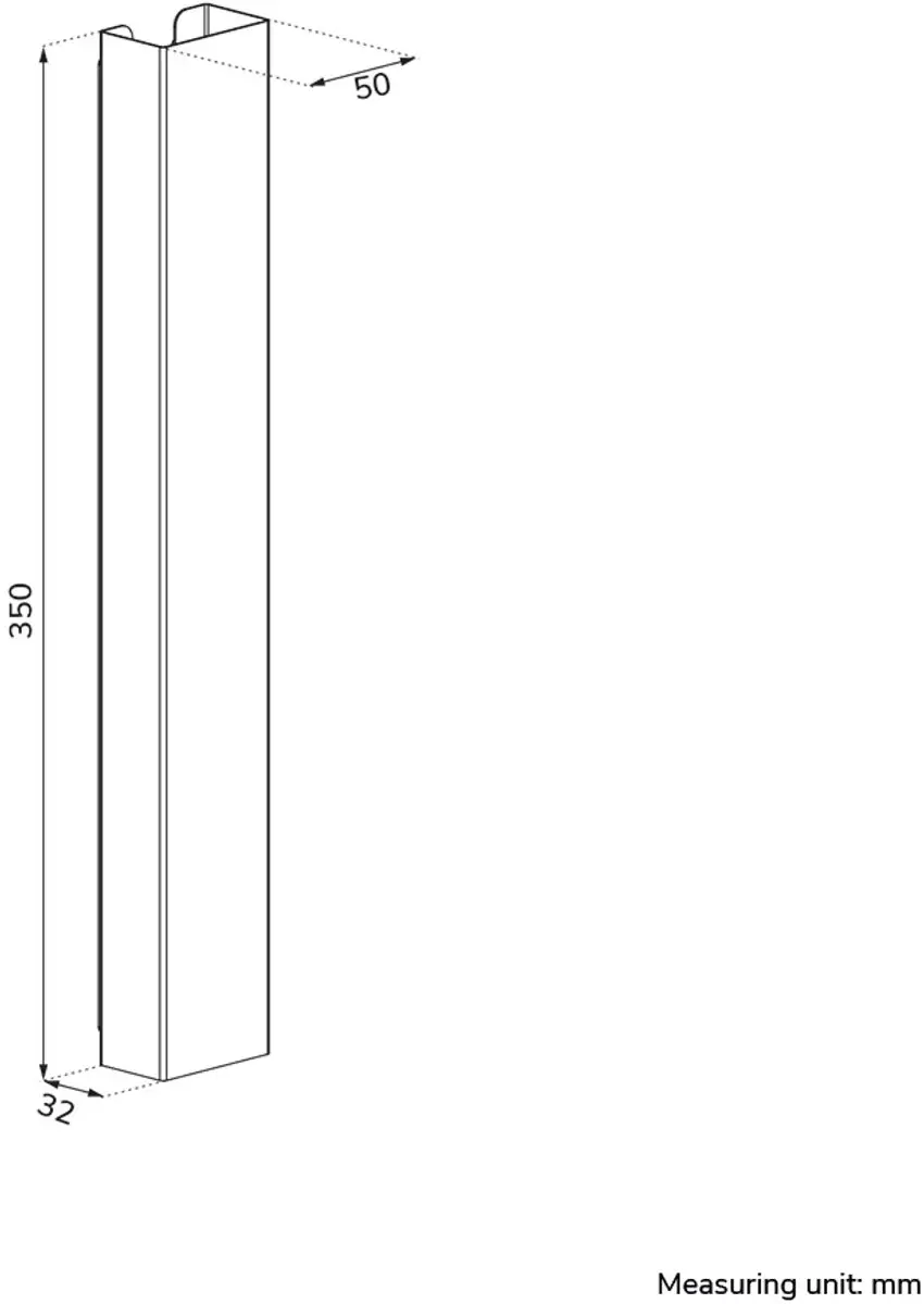 Neomounts Magnetische Kabelgoot - Zwart