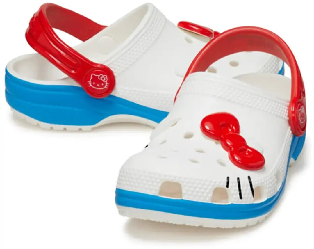 Crocs Classic Clog Hello Kitty I Am - Maat 33/34 - Blauw/Rood