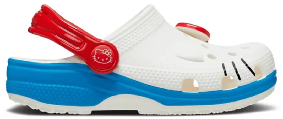 Crocs Classic Clog Hello Kitty I Am - Maat 33/34 - Blauw/Rood