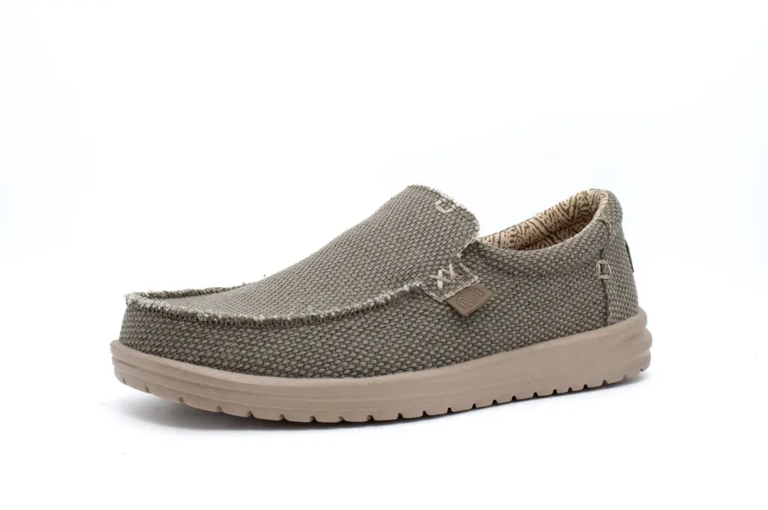 HEYDUDE Mikka Braided Instappers - Groen - Maat 43 - afbeelding 5 van 6