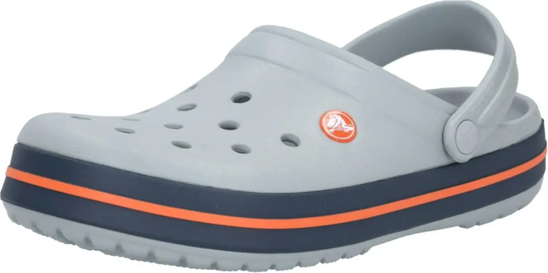 Crocs Crocband Slippers - Maat 36/37 - Grijs/Navy/Oranje