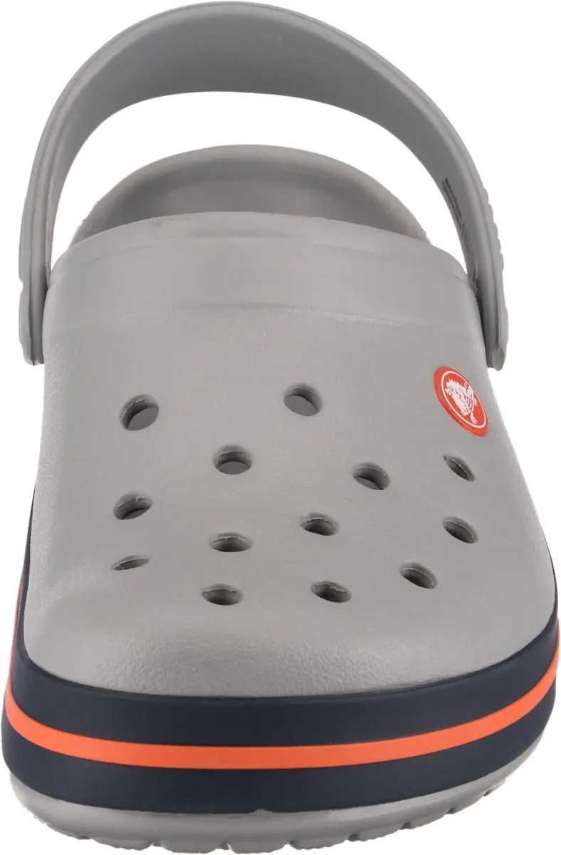 Crocs Crocband Slippers - Maat 36/37 - Grijs/Navy/Oranje