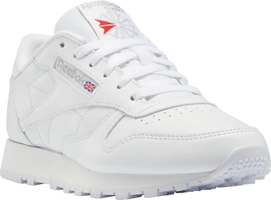 Reebok Classic Leather Sneakers Dames - 38.5 - Wit - afbeelding 2 van 6