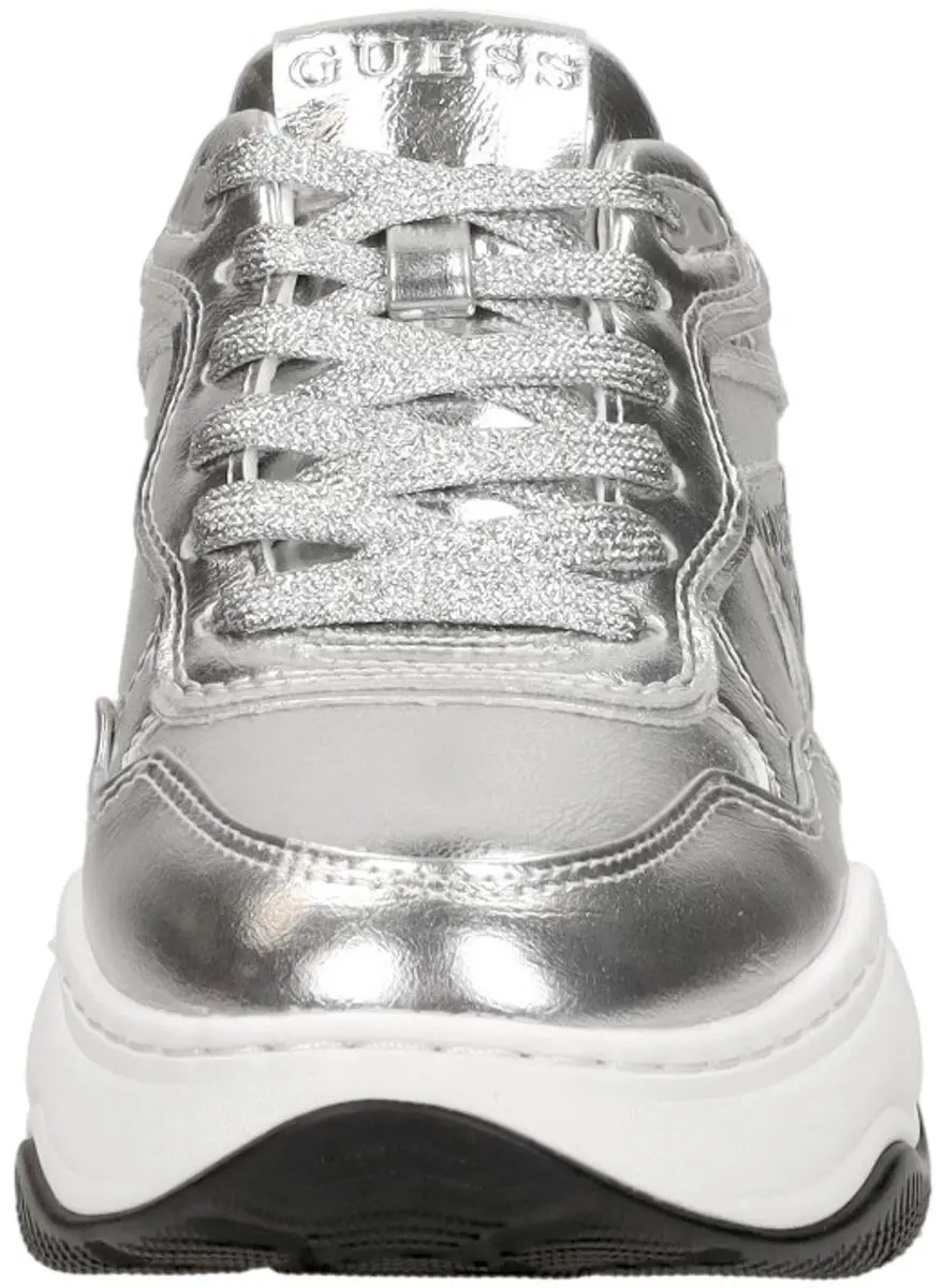 Guess Happy Sneakers Laag - zilver - Maat 39 - afbeelding 3 van 6