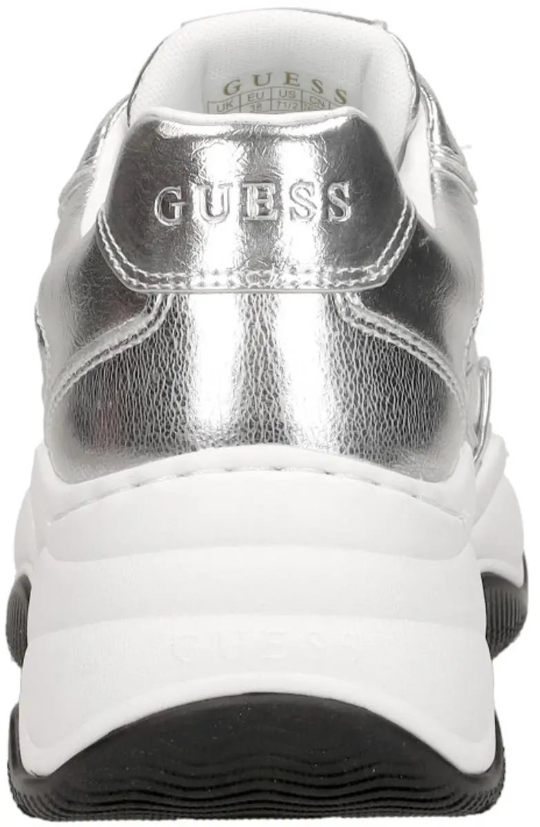 Guess Happy Sneakers Laag - zilver - Maat 39 - afbeelding 6 van 6