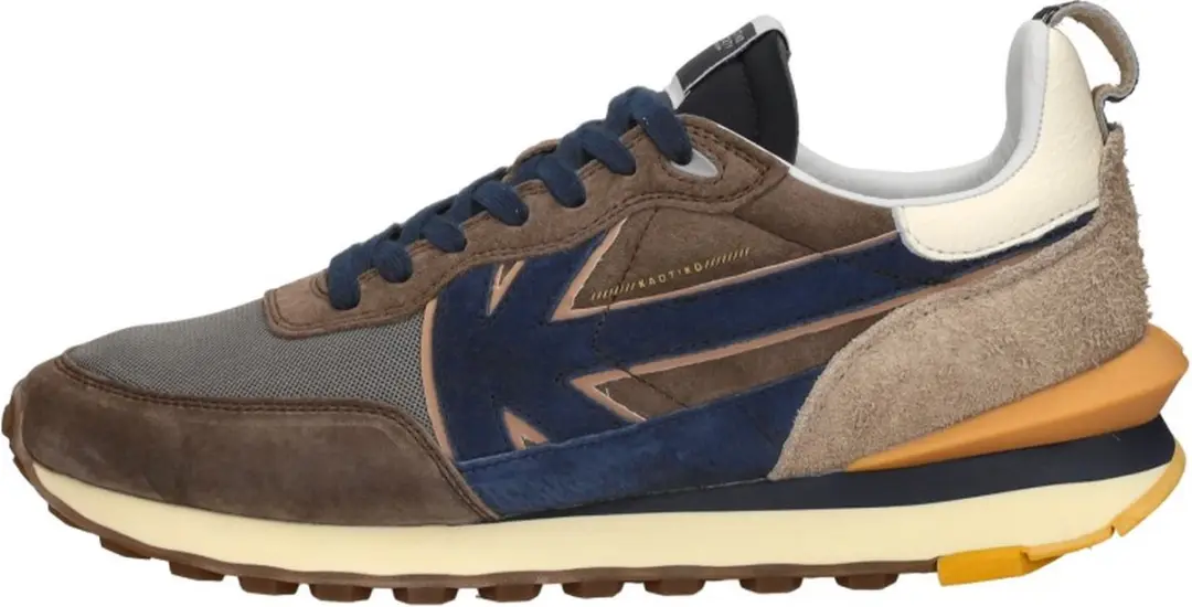 Kaotiko Nara Sneakers Laag - Donkerbruin - 42 - afbeelding 2 van 6