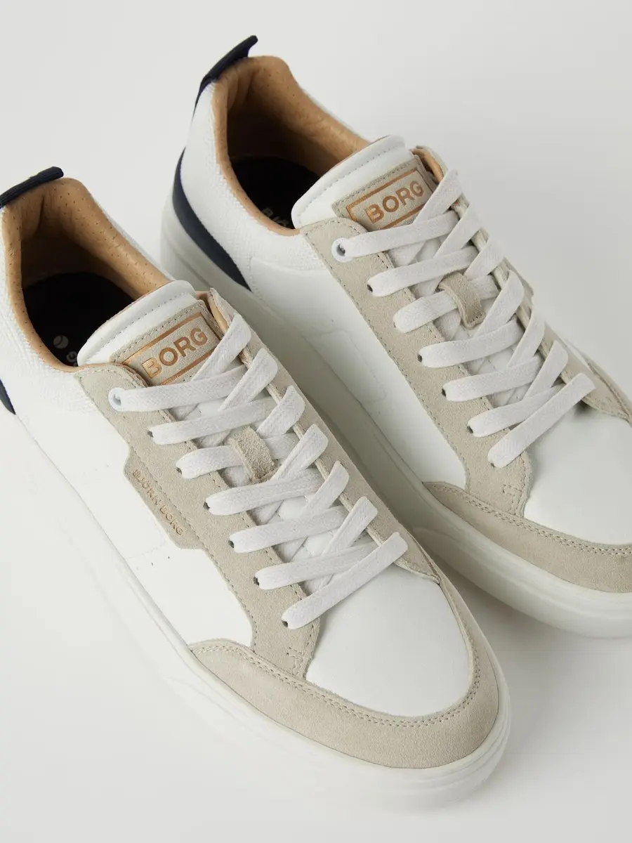 Björn Borg Breakpoint Heren Sneakers - Wit/Beige - afbeelding 3 van 6
