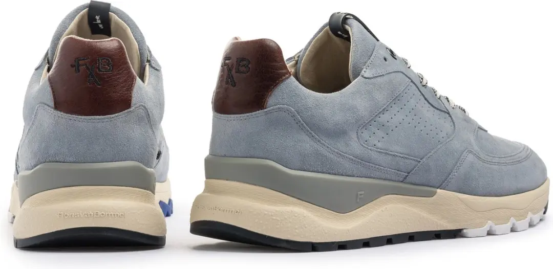 Floris van Bommel DETREENER02.02 Lage Sneakers - Blauw 45.5 - afbeelding 3 van 6