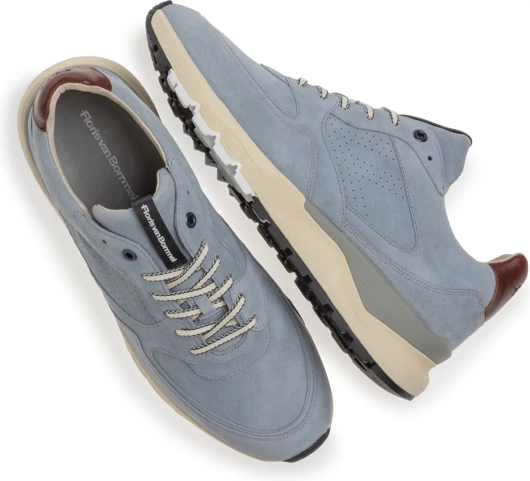 Floris van Bommel DETREENER02.02 Lage Sneakers - Blauw 45.5 - afbeelding 4 van 6