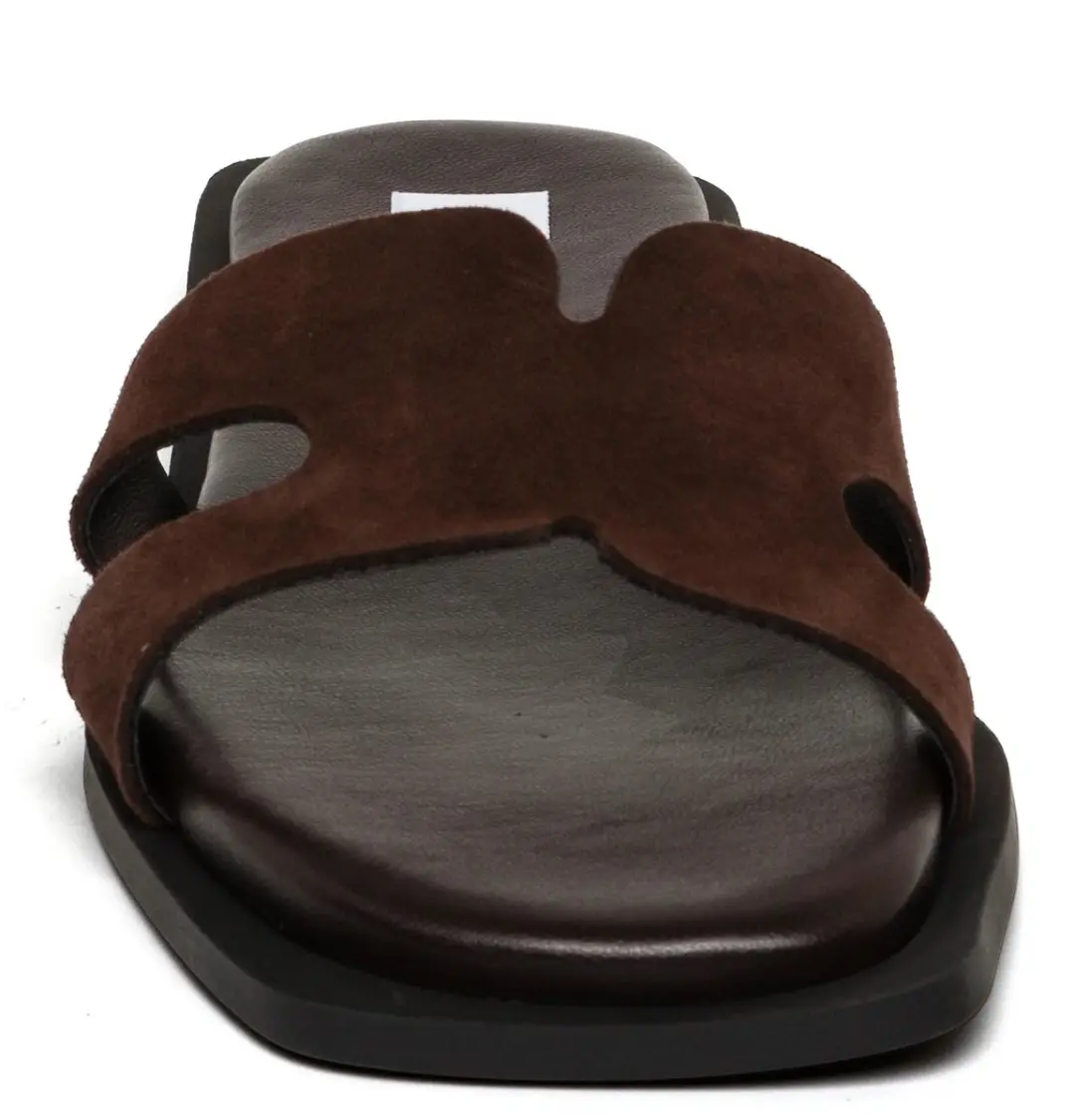 Steve Madden Sofia Damessandalen - 41 - Dark Brown Suede - afbeelding 3 van 6