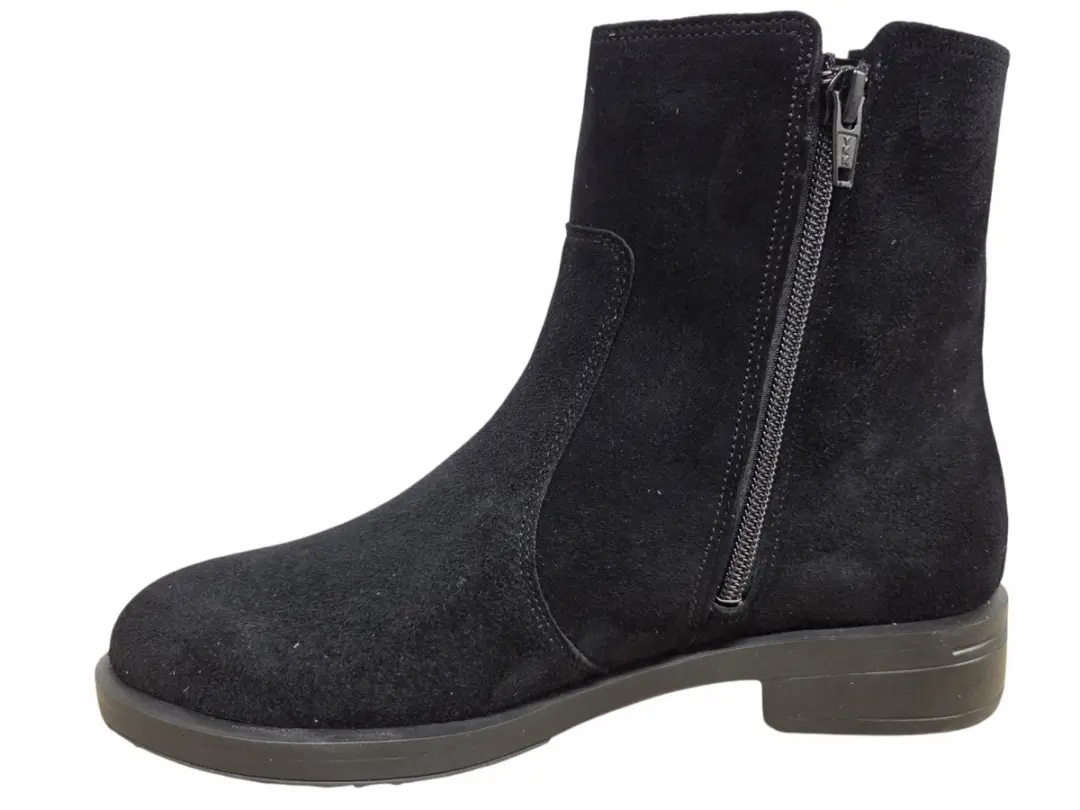 Hartjes 172.1315/30 Enkellaarzen - Zwart Suede - 39