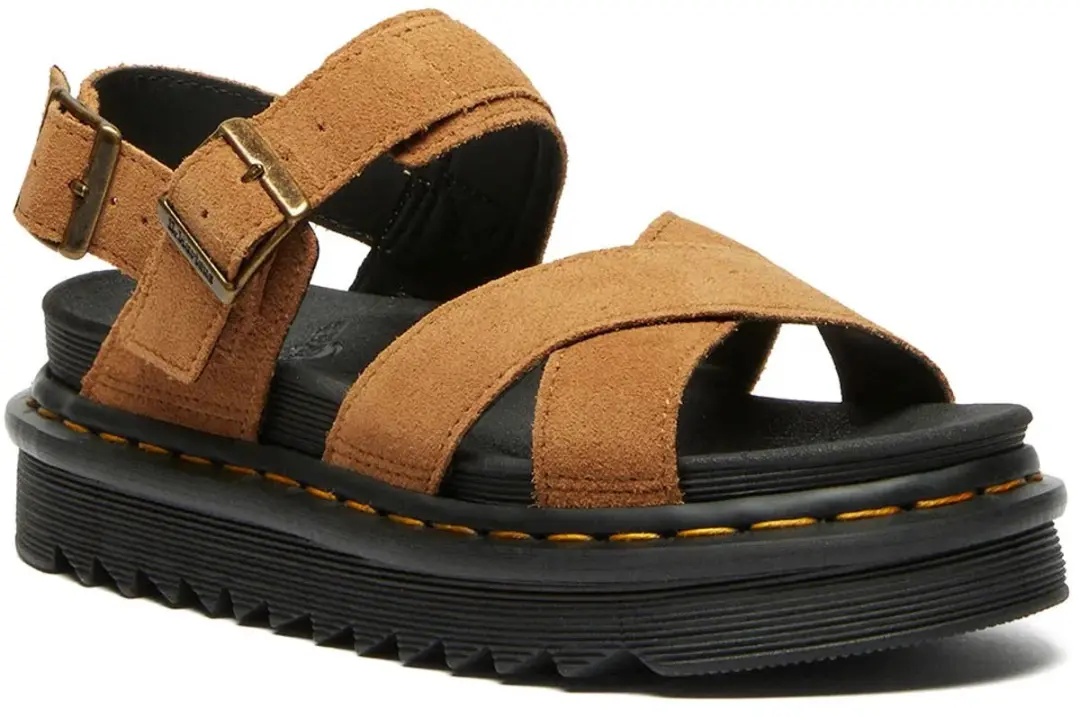 Dr. Martens Voss II Sandalen - Bruin Suede - EU 40 - afbeelding 2 van 6