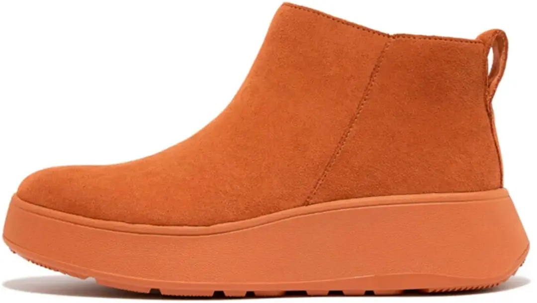 FitFlop F-mode Suede Flatform Laarzen - Oranje - EU 39