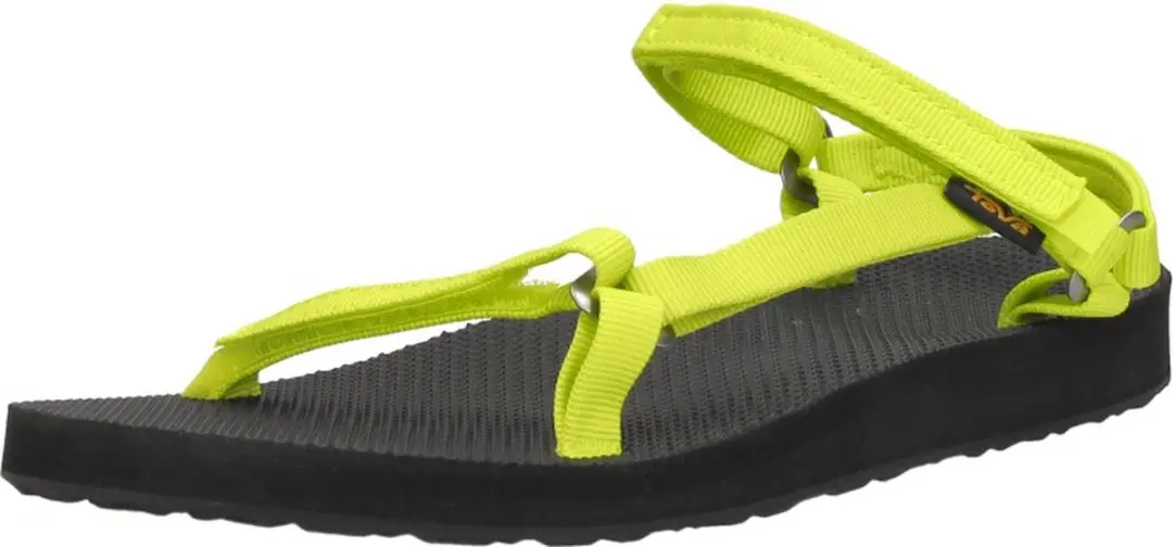 Teva Original Universal Slim Sandalen - Maat 36 - Zwart/Geel