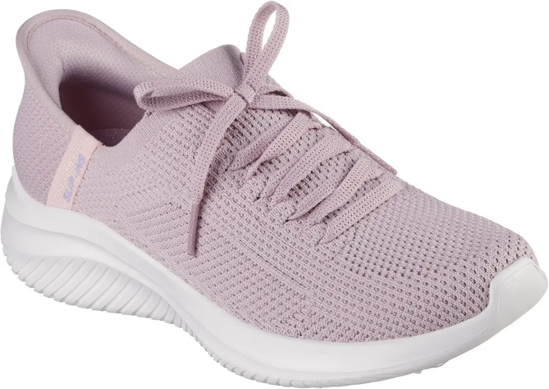 Skechers Ultra Flex Hands Free Slip-Ins Dames Sneaker - Roze