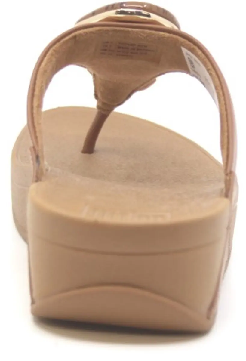FitFlop Lulu Marbled Stone Toe-post Slippers - Dames 43 - afbeelding 3 van 6