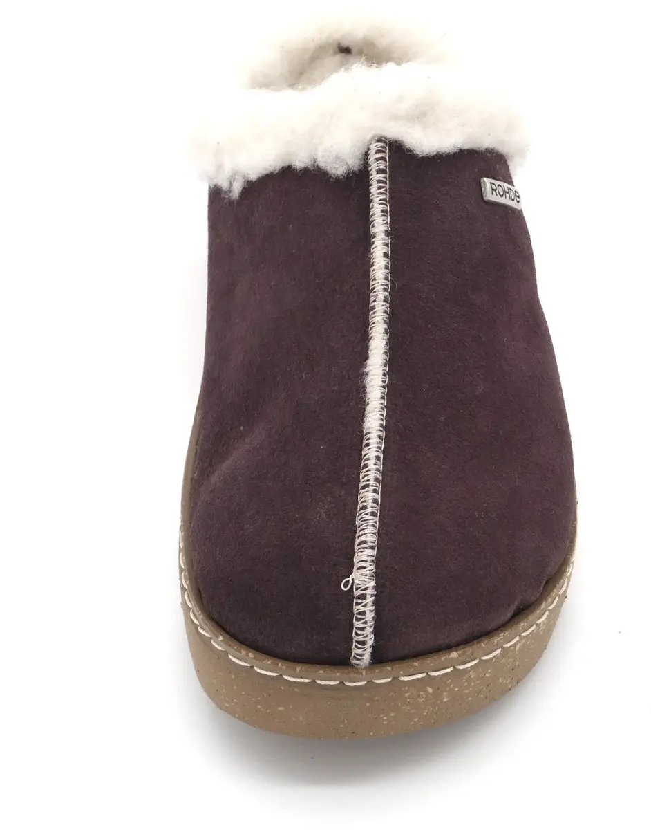 Rohde Dames Pantoffel 6125-49 - Maat 36 - Aubergine