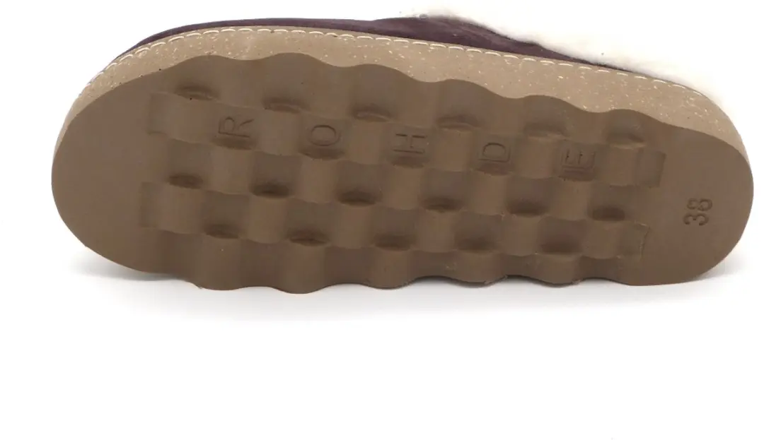 Rohde Dames Pantoffel 6125-49 - Maat 36 - Aubergine