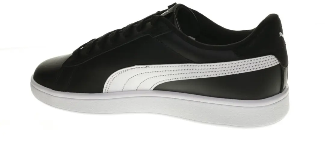 PUMA Smash 3.0 L Unisex Sneakers - 42 - Zwart/Wit