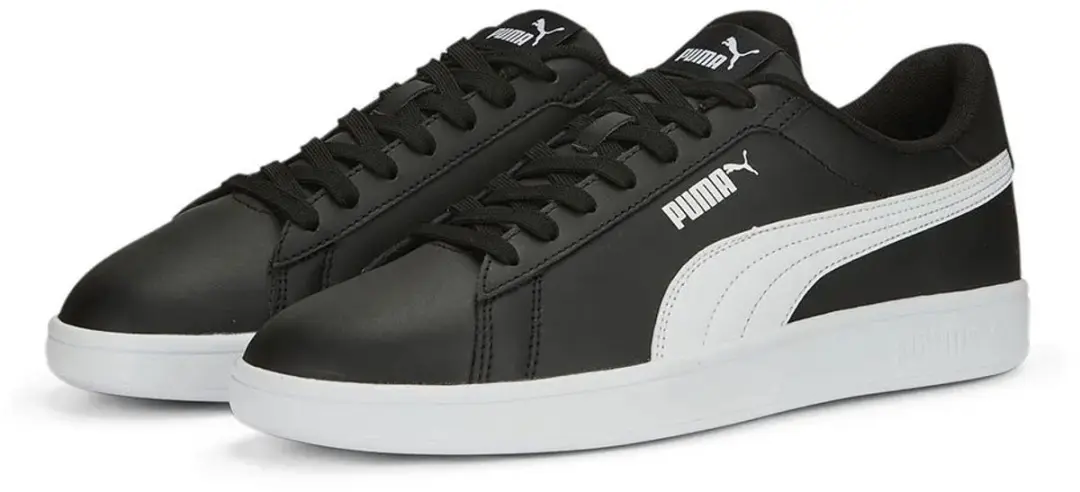 PUMA Smash 3.0 L Unisex Sneakers - 42 - Zwart/Wit
