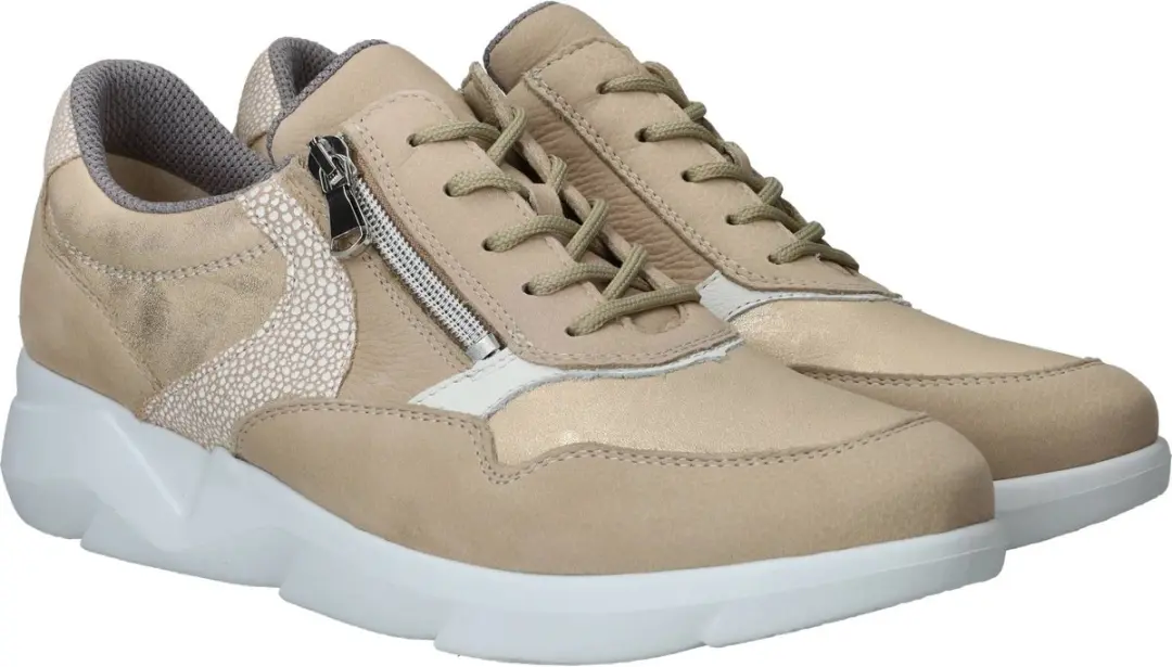 Wäldlaufer Funky Dames Sneakers - Beige - Maat 41 - afbeelding 2 van 6