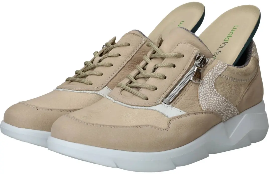 Wäldlaufer Funky Dames Sneakers - Beige - Maat 41 - afbeelding 6 van 6