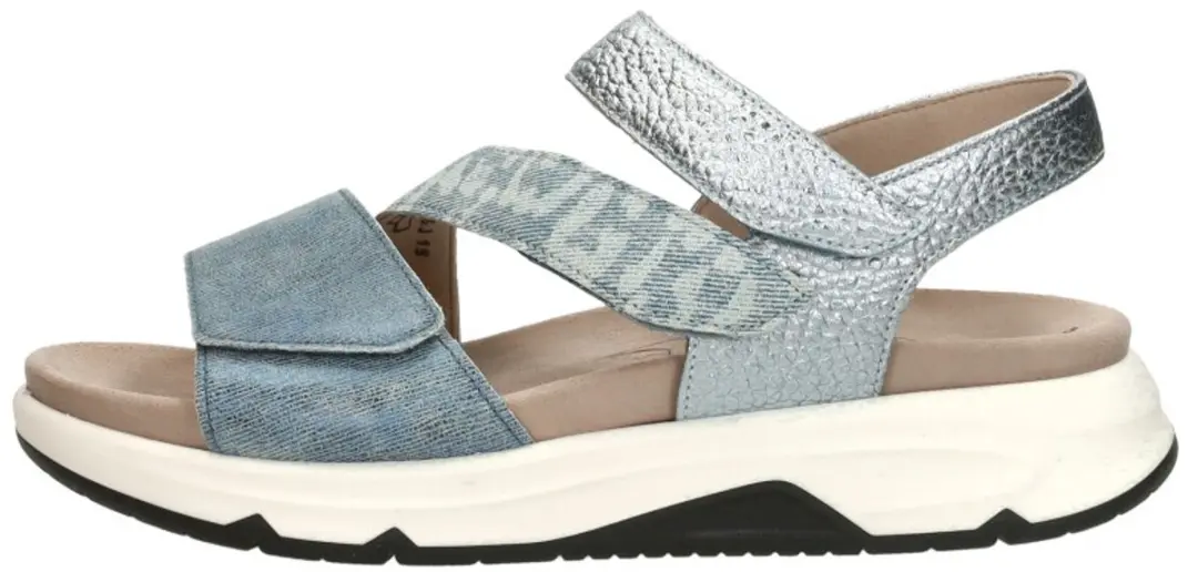 Gabor Rollingsoft Sandalen - Blauw - Maat 41.5