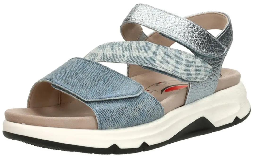 Gabor Rollingsoft Sandalen - Blauw - Maat 41.5