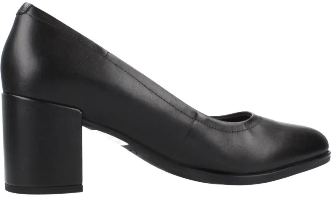 Clarks Freva55 Court Dames - Schoen - Maat 39 - Zwart Leder - afbeelding 4 van 6