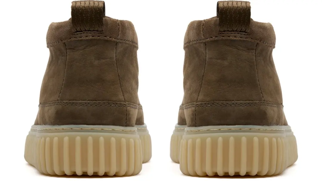 Clarks Torhill Lace Hi Veterschoenen - Heren Khaki 42 - afbeelding 6 van 6