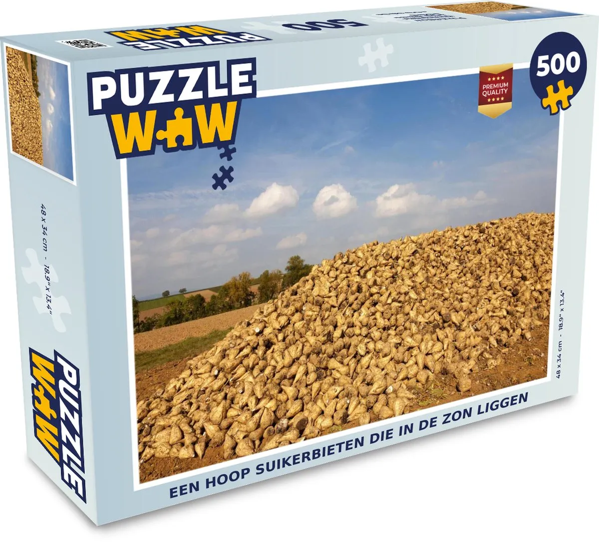 PuzzleWow Legpuzzel 500 Stuks Multicolor - MPN 6017550428493
