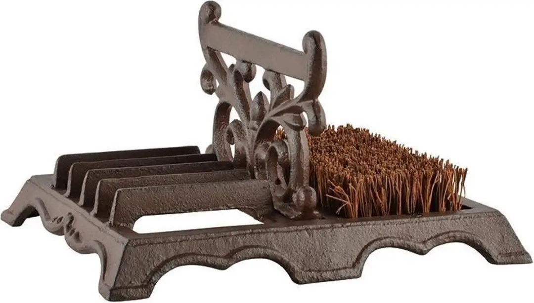 Esschert Design Voetenveger met Schraper